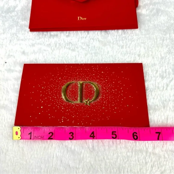 DIOR envelopes red and gold original box Lunar New Year Chinese New Year! NEW - Picture 5 of 7